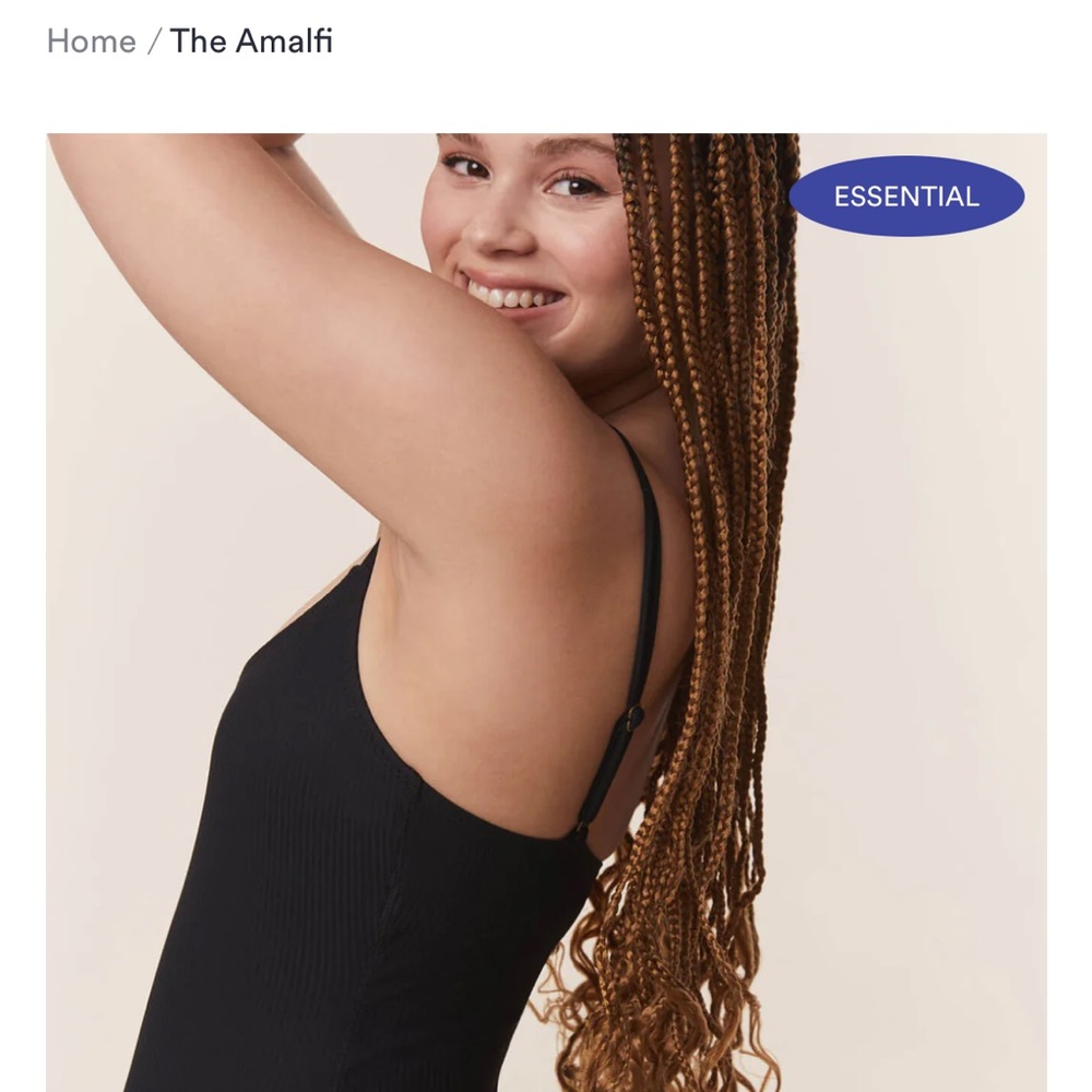 Andie Black One Piece Swimsuit